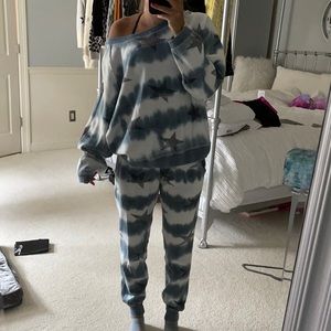 Vintage havana tie dye star sweat set!!